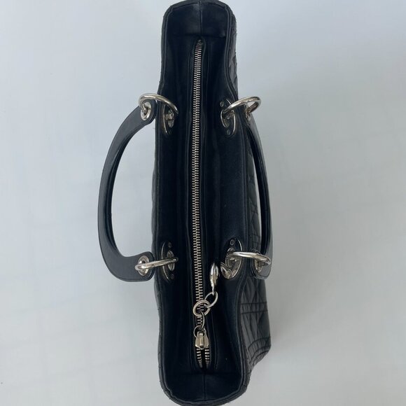 Dior | Lady Dior Cannage Large | Black | Preloved - Picture 6 of 15